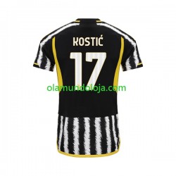 Camisola Juventus Filip Kostic 17 Homem Equipamento Primeiro 2023-2024 Manga Curta